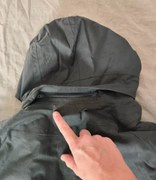 Chaqueta de nieve para mujer gris