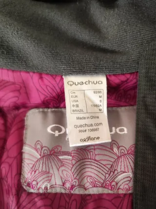 Chaqueta de nieve para mujer gris