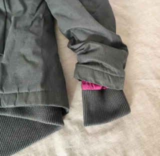 Chaqueta de nieve para mujer gris