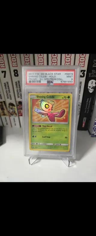 Carte Pokémon Shining Celebi SM79 Mint 9