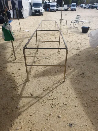 Mesas para el mercadillo