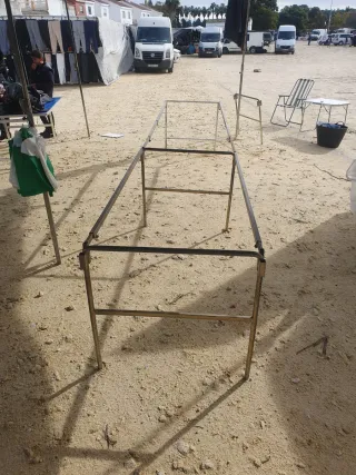 Mesas para el mercadillo