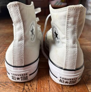 Converse plataforma verde claro