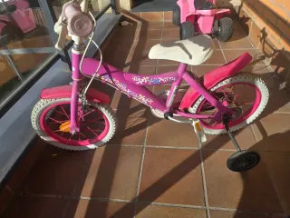 Bicicleta infantil niña rosa