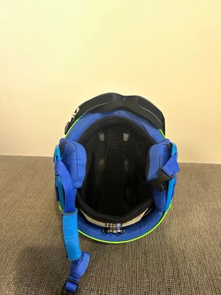 Casco y gafas de esquí infantil