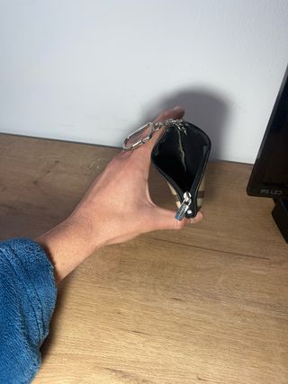 Monedero Burberry auténtico con ticket