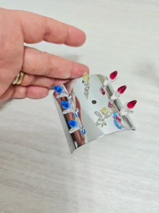 Set fiori Swarovski cristallo