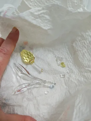 Set fiori Swarovski cristallo