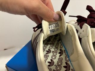 Adidas Samba 37 1/3 granate-beige y caja original