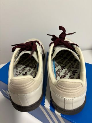 Adidas Samba 37 1/3 granate-beige y caja original