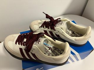 Adidas Samba 37 1/3 granate-beige y caja original