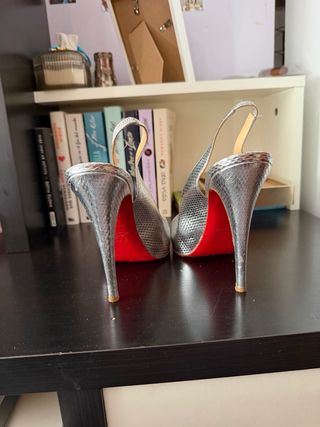 Tacones Christian Louboutin Piel Serpie