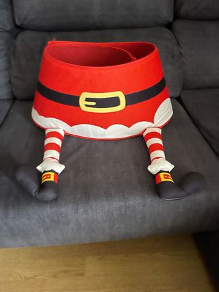 Pie de árbol navideño