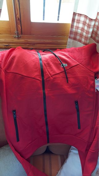 Conjunto Deportivo Lacoste Rojo Unisex