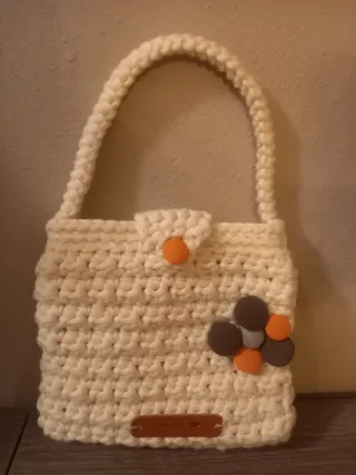 Borsettina donna Handmade crema