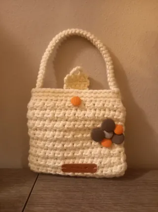 Borsettina donna Handmade crema