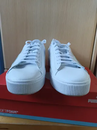 Zapatillas Puma Vikky Stacked L Blancas Talla 40