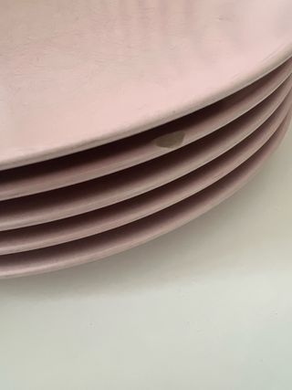 Vajilla Ikea Rosa Palo Porcelana
