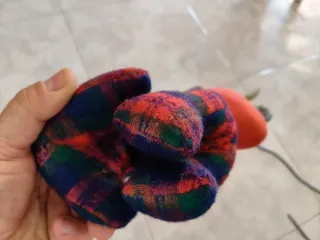 Gatto stoffa vintage