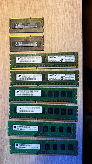 Kit 8x Memoria RAM Crucial Micron