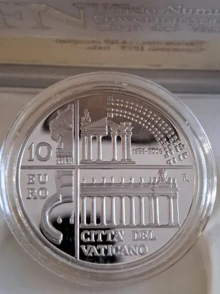 10 Euro Argento Vaticano 2006 Bernini