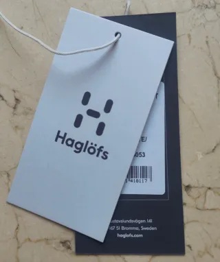 Forro polar Haglöfs negro y gris