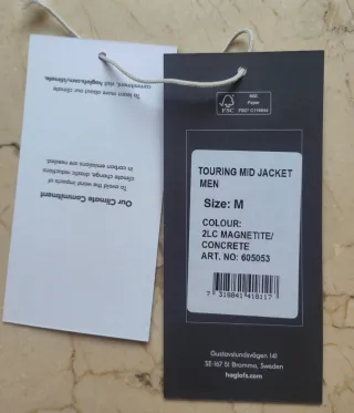 Forro polar Haglöfs negro y gris