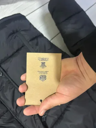 Giacca Burberry nera con cappuccio