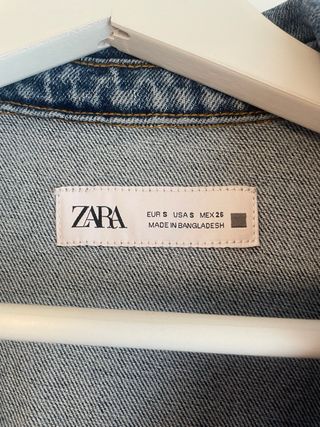 Vestido Vaquero Zara Talla M