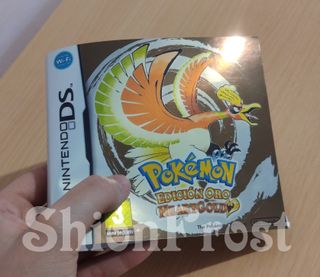 Caja METALIZADA Pokémon Edición Oro HeartGold