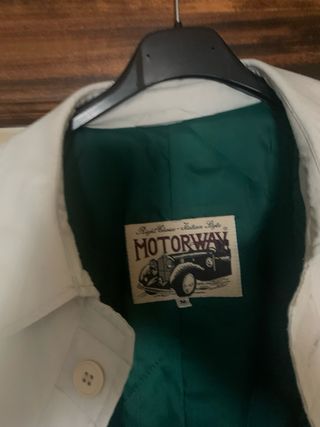 Trench Motorway vintage imbottitura media tg M