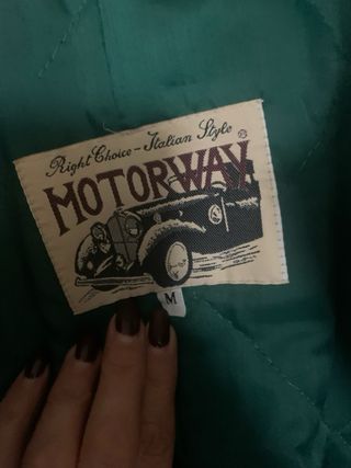 Trench Motorway vintage imbottitura media tg M