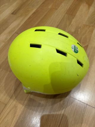 Casco de esquí infantil amarillo
