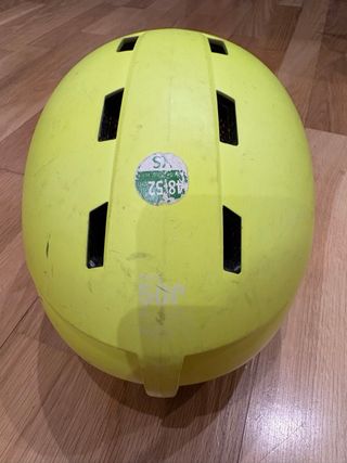 Casco de esquí infantil amarillo