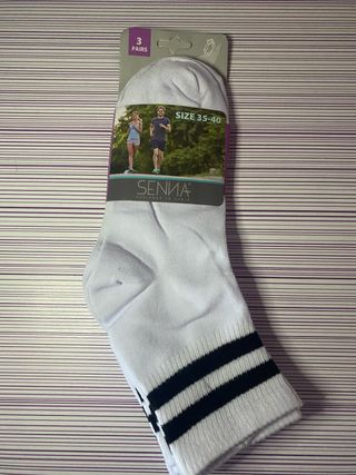 Calcetines deportivos Senna 3 pares talla 35-40