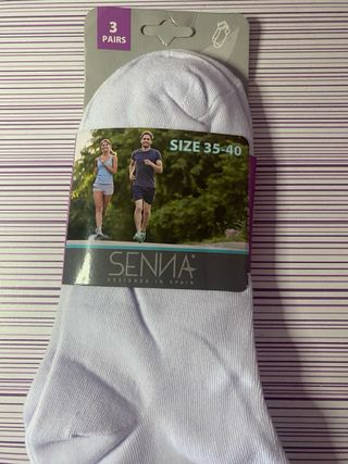 Calcetines deportivos Senna 3 pares talla 35-40