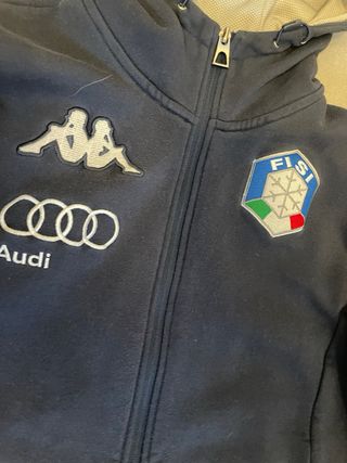 Felpa Kappa FISI Softshell con Cappuccio