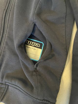 Felpa Kappa FISI Softshell con Cappuccio