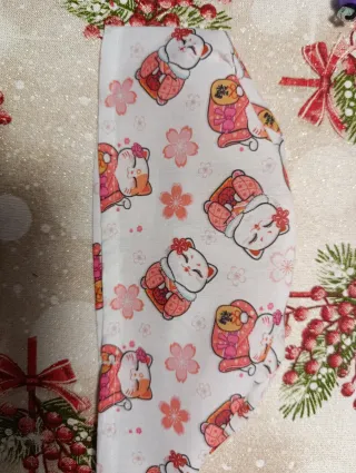 Cuffietta chirurgica donna gatti e fiori