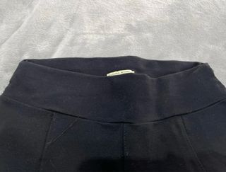 Pantalones Mallas Negro Cintura Ajustable