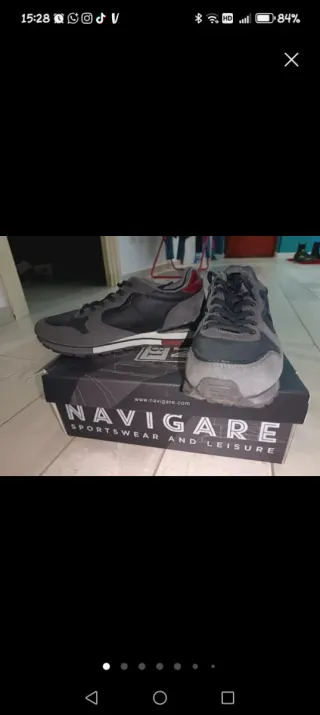 Sneakers Navigare uomo nere e grigie