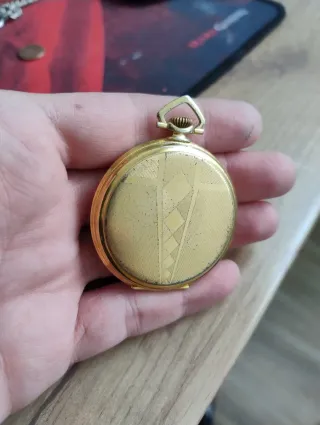 Reloj Bolsillo Courbet Chapado Oro