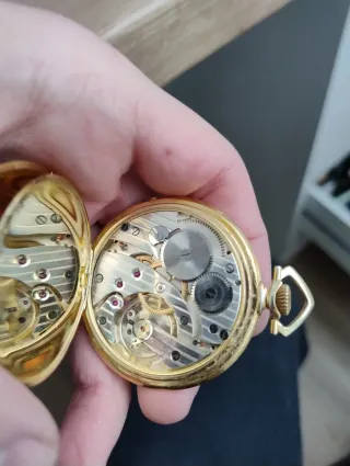 Reloj Bolsillo Courbet Chapado Oro