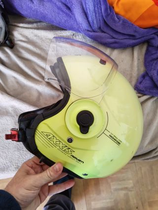 Casco Moto AXXIS RAVEN Amarillo