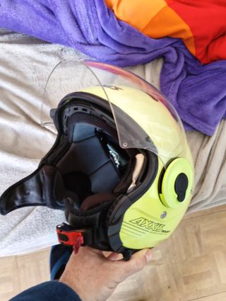 Casco Moto AXXIS RAVEN Amarillo