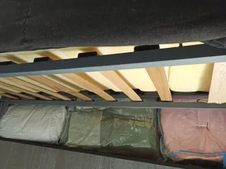 Sofá cama con almacenaje