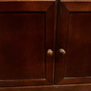 Mueble librería madera preciosa y de calidad.