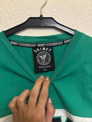 Camiseta GRIMEY 86 Verde y Blanca