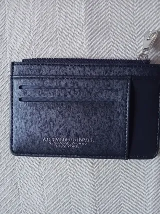 Portafoglio Spalding Bros uomo porta carte nero