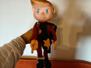 Pupazzo bambino anni 70 musicale